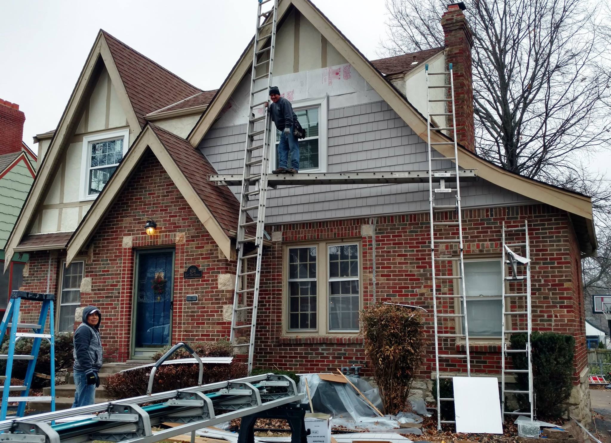 exterior house repair; Exterior Energy Consultants, Kansas City, MO 64118